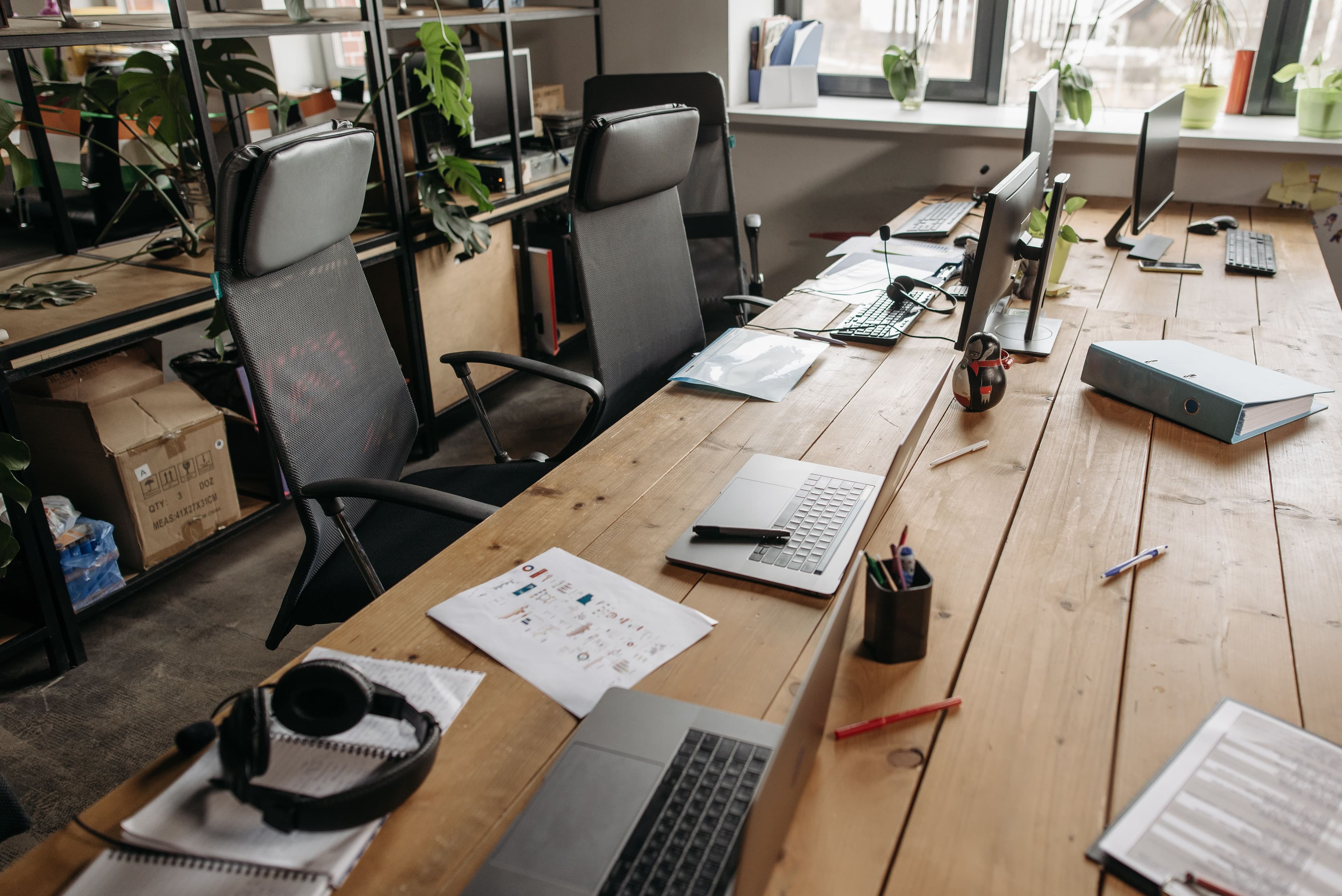 Industrial work environment that is neat, clean, and free of fire hazards